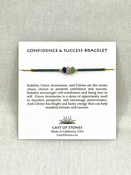 Confidence & Success Cast of Stones Bracelet