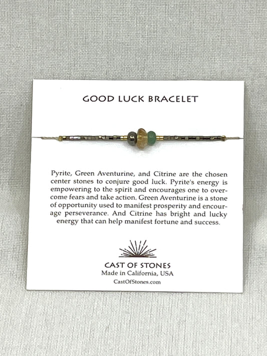 Good Luck Cast of Stones Bracelet