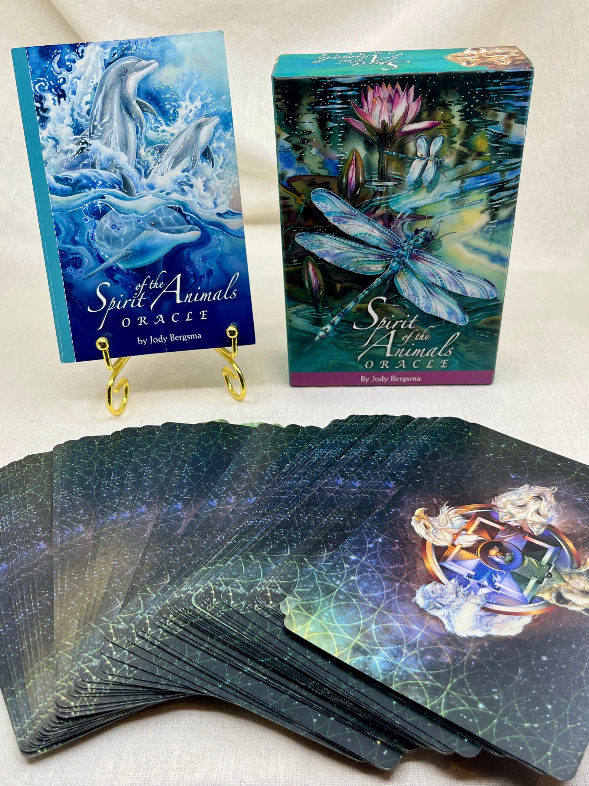 Orchard Games Spirit of the Animals Oracle cards with packaging on a white background